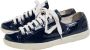 Prada Vintage Pre-owned Leather sneakers Blue Dames - Thumbnail 3