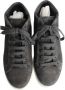 Prada Vintage Pre-owned Leather sneakers Gray Heren - Thumbnail 7