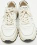 Prada Vintage Pre-owned Leather sneakers White Heren - Thumbnail 3