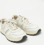 Prada Vintage Pre-owned Leather sneakers White Heren - Thumbnail 4