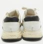 Prada Vintage Pre-owned Leather sneakers White Heren - Thumbnail 5