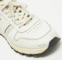 Prada Vintage Pre-owned Leather sneakers White Heren - Thumbnail 7