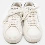 Prada Vintage Pre-owned Leather sneakers White Heren - Thumbnail 2