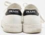Prada Vintage Pre-owned Leather sneakers White Heren - Thumbnail 4
