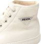 Prada Vintage Pre-owned Leather sneakers White Heren - Thumbnail 2