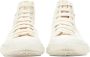 Prada Vintage Pre-owned Leather sneakers White Heren - Thumbnail 4