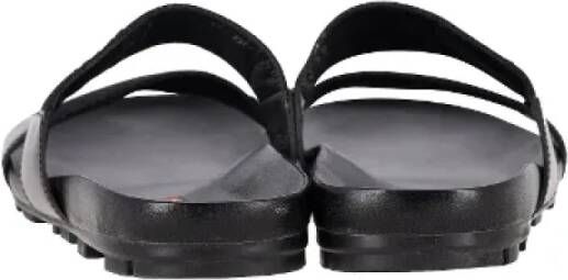 Prada Vintage Pre-owned Nylon sandals Black Heren