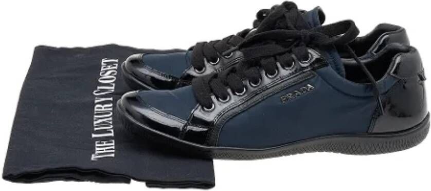 Prada Vintage Pre-owned Nylon sneakers Black Dames