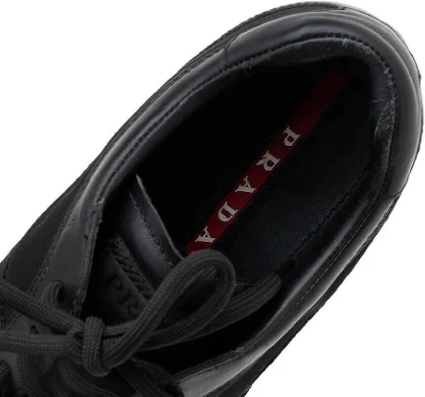 Prada Vintage Pre-owned Nylon sneakers Black Dames