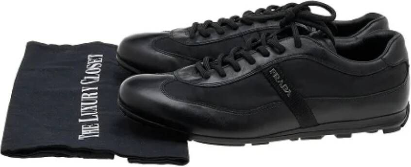 Prada Vintage Pre-owned Nylon sneakers Black Dames
