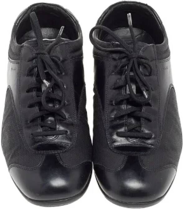 Prada Vintage Pre-owned Nylon sneakers Black Dames