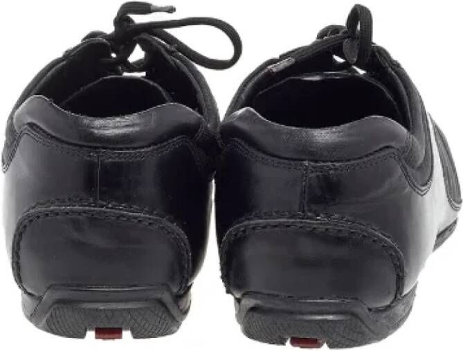 Prada Vintage Pre-owned Nylon sneakers Black Dames