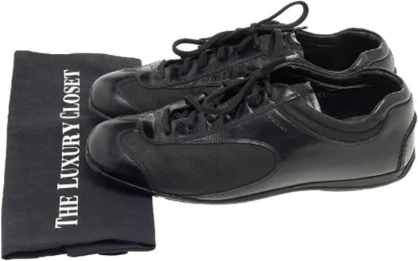 Prada Vintage Pre-owned Nylon sneakers Black Dames