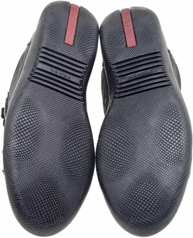Prada Vintage Pre-owned Nylon sneakers Black Dames