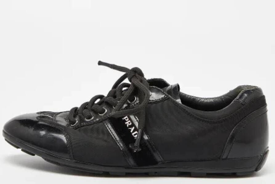 Prada Vintage Pre-owned Nylon sneakers Black Dames
