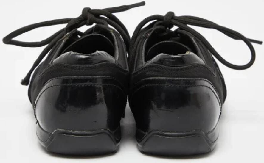 Prada Vintage Pre-owned Nylon sneakers Black Dames