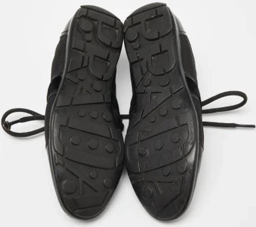 Prada Vintage Pre-owned Nylon sneakers Black Dames