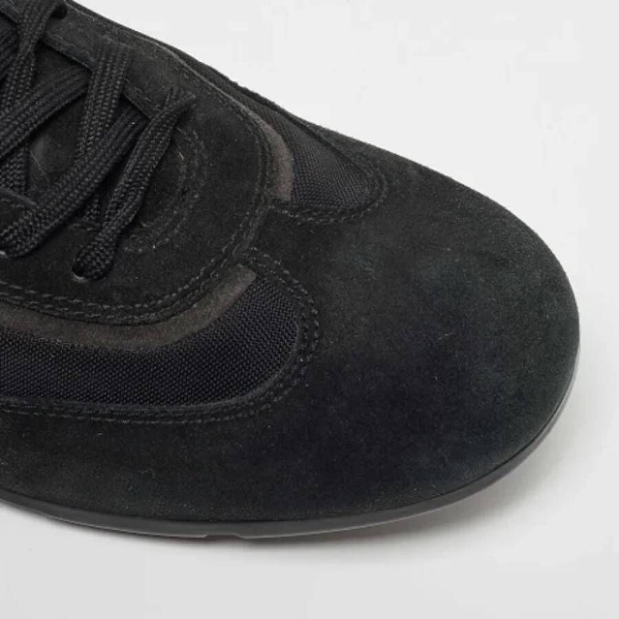 Prada Vintage Pre-owned Nylon sneakers Black Heren