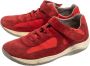 Prada Vintage Pre-owned Nylon sneakers Red Dames - Thumbnail 3