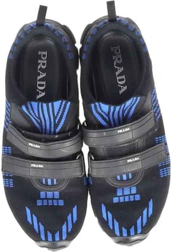 Prada Vintage Pre-owned Plastic sneakers Blue Heren