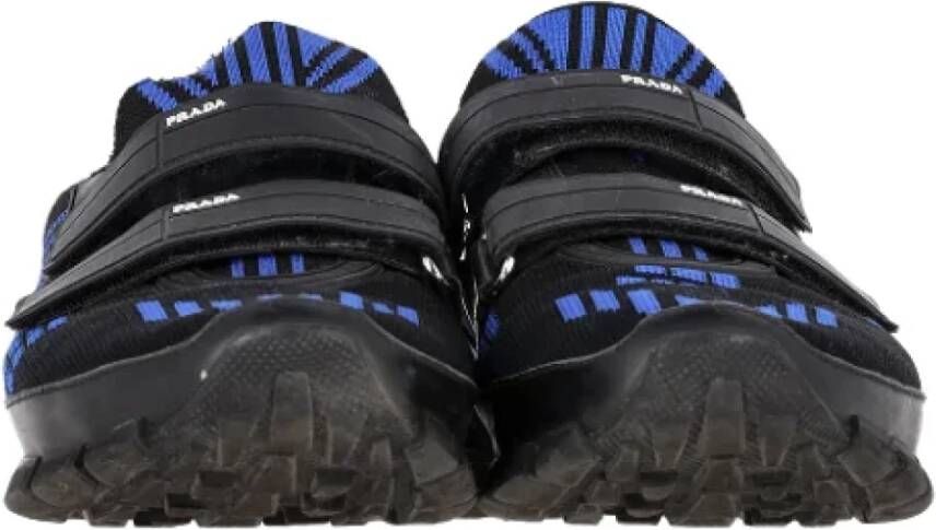 Prada Vintage Pre-owned Plastic sneakers Blue Heren
