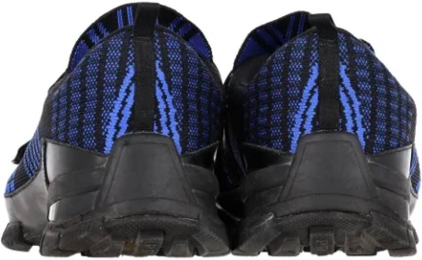Prada Vintage Pre-owned Plastic sneakers Blue Heren