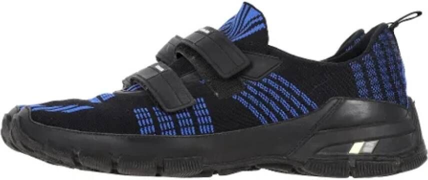 Prada Vintage Pre-owned Plastic sneakers Blue Heren