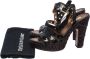 Prada Vintage Pre-owned Raffia sandals Black Dames - Thumbnail 7