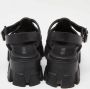 Prada Vintage Pre-owned Rubber sandals Black Dames - Thumbnail 5