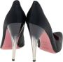Prada Vintage Pre-owned Satin heels Black Dames - Thumbnail 4