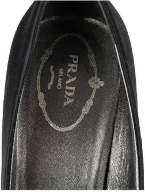 Prada Vintage Pre-owned Satin heels Black Dames