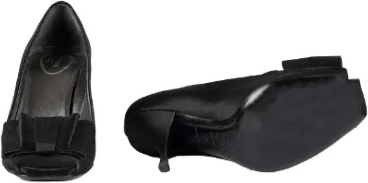 Prada Vintage Pre-owned Satin heels Black Dames