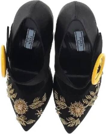 Prada Vintage Pre-owned Satin heels Multicolor Dames
