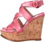 Prada Vintage Pre-owned Satin heels Pink Dames - Thumbnail 2