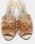Prada Vintage Pre-owned Satin sandals Beige Dames - Thumbnail 2