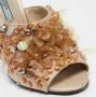 Prada Vintage Pre-owned Satin sandals Beige Dames - Thumbnail 6