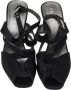 Prada Vintage Pre-owned Satin sandals Black Dames - Thumbnail 2