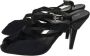 Prada Vintage Pre-owned Satin sandals Black Dames - Thumbnail 3