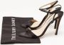 Prada Vintage Pre-owned Satin sandals Black Dames - Thumbnail 9
