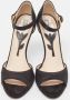 Prada Vintage Pre-owned Satin sandals Black Dames - Thumbnail 3