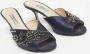 Prada Vintage Pre-owned Satin sandals Blue Dames - Thumbnail 4
