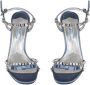 Prada Vintage Pre-owned Satin sandals Blue Dames - Thumbnail 3