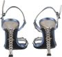 Prada Vintage Pre-owned Satin sandals Blue Dames - Thumbnail 4