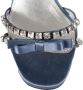 Prada Vintage Pre-owned Satin sandals Blue Dames - Thumbnail 5