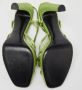Prada Vintage Pre-owned Satin sandals Green Dames - Thumbnail 6