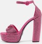 Prada Vintage Pre-owned Satin sandals Pink Dames - Thumbnail 2