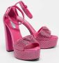 Prada Vintage Pre-owned Satin sandals Pink Dames - Thumbnail 4