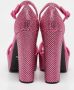 Prada Vintage Pre-owned Satin sandals Pink Dames - Thumbnail 5