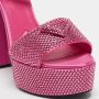 Prada Vintage Pre-owned Satin sandals Pink Dames - Thumbnail 8