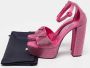 Prada Vintage Pre-owned Satin sandals Pink Dames - Thumbnail 9